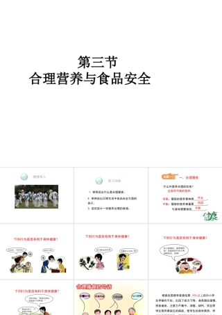 2.3 合理营养与食品安全课件 (3)