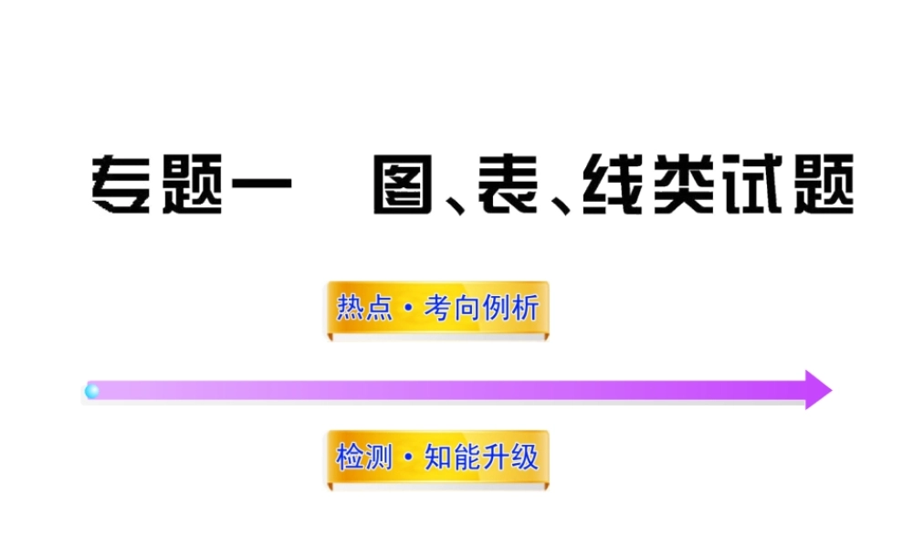 2012年中考化学第二轮复习 专题一图表线类试题