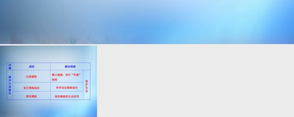 2.海洋环境污染与生态破坏