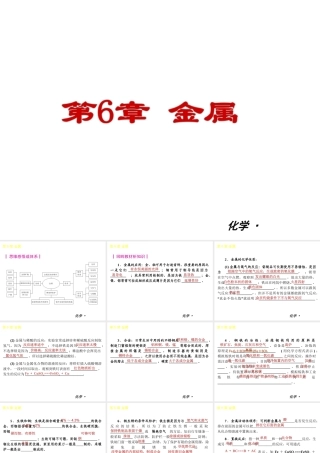 2013年春学期九年级化学 第6章 金属课件 人教新课标版