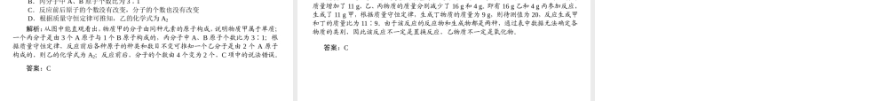 2012年中考化学第一轮复习 专题5《质量守恒定律与化学方程式》课件 新人教版