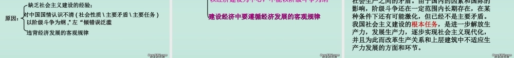 2007学年浙江省高一历史专题三 中国社会主义建设道路的探索 新课标 人民版 必修二