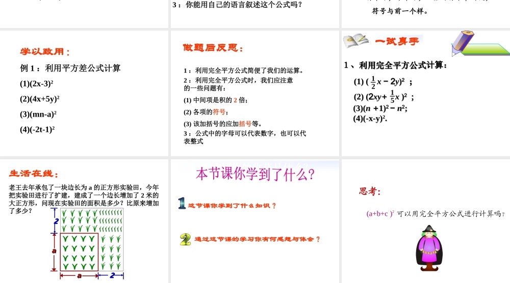 15.3.2 完全平方公式 