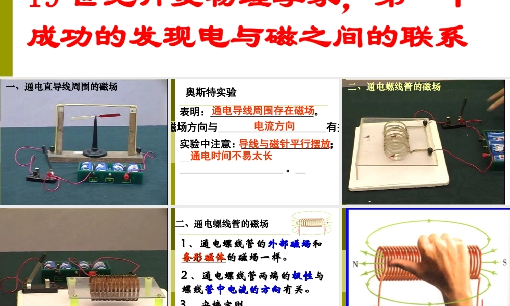 16.2电流的磁场-1