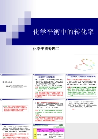 2007年河南化学科高二化学平衡中的转化率 人教版化学必修2