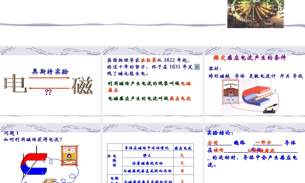 16.5 电磁感应 发电机