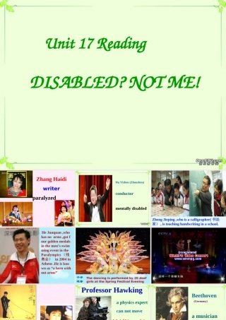 2007年浙江省杭州市高二英语下册Unit17 Reading新课标 人教版