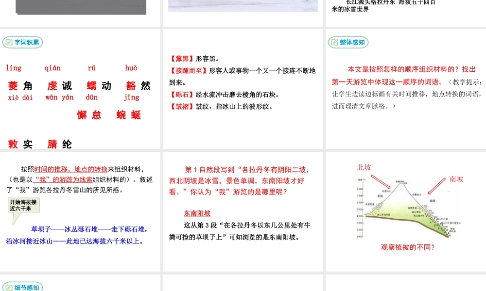 18 在长江源头各拉丹冬课件