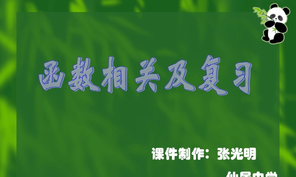 2008届高三数学复习专题报告