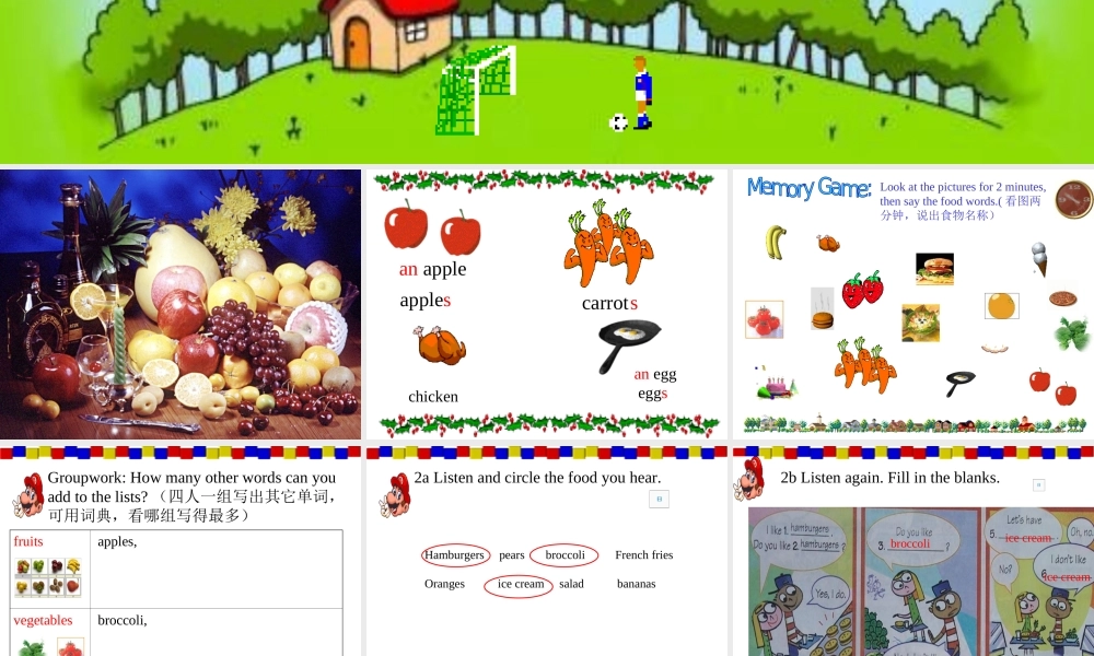 2006年浙江地区人教版新目标英语学科七年级上Unit6新人教版