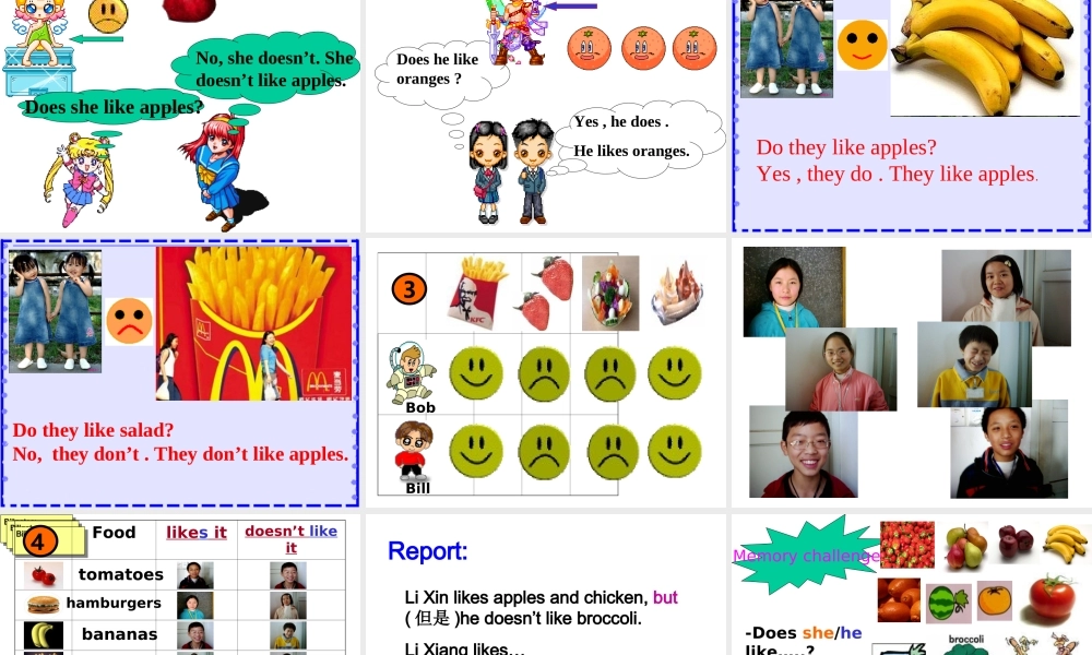 2006年浙江地区人教版新目标英语学科七年级上Unit6新人教版