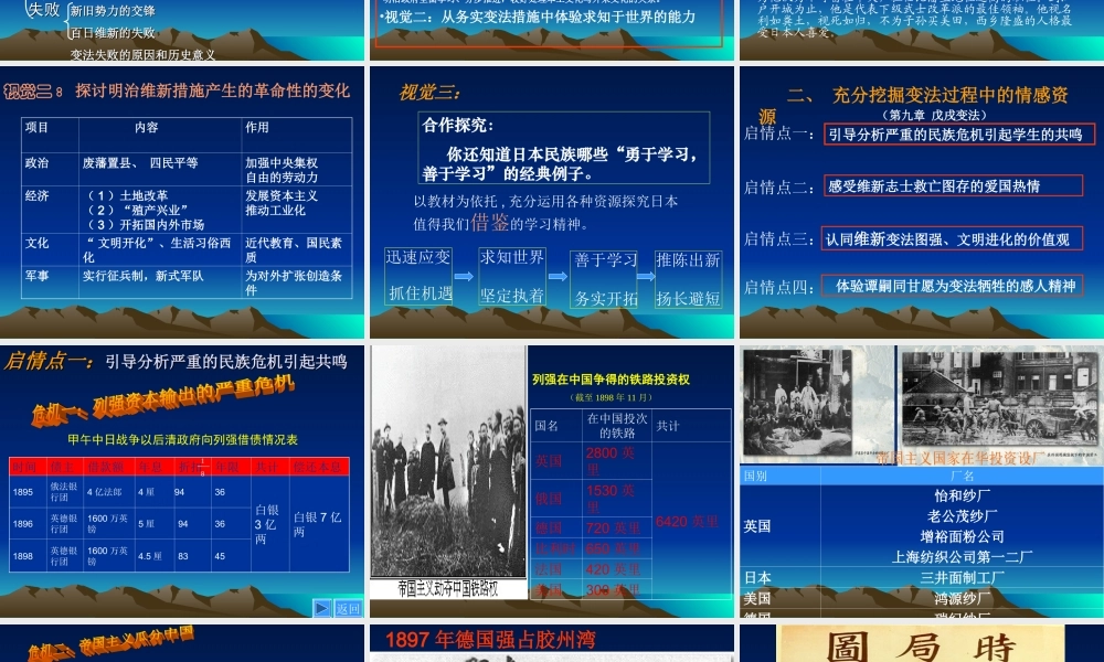 2008年台州市高中历史培训资料