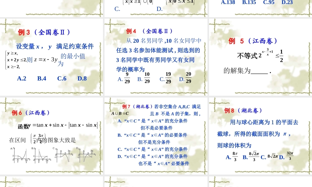 2008年数学高考试题初析与2009年数学高考备考策略