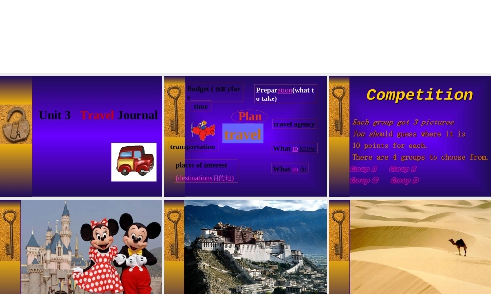 2008高一英语Unit3 speaking and pre-reading人教版新课标必修一