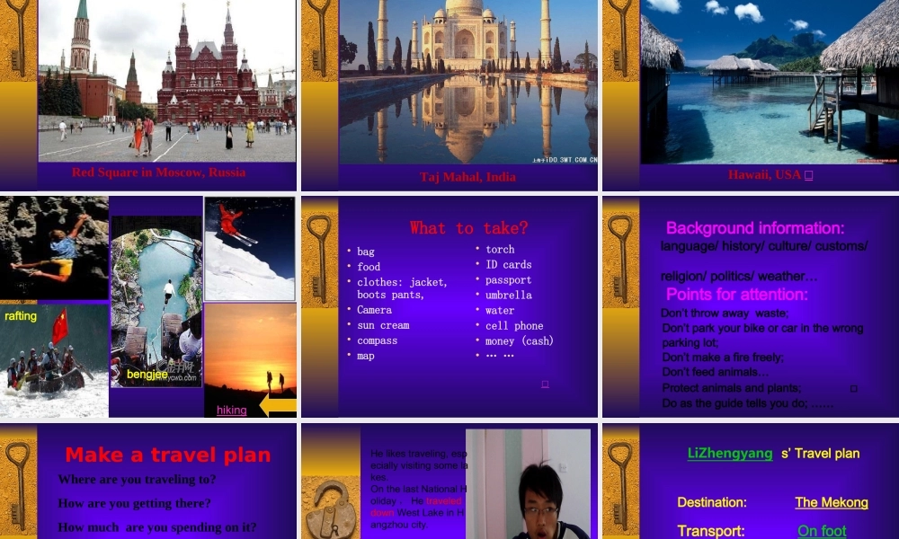 2008高一英语Unit3 speaking and pre-reading人教版新课标必修一