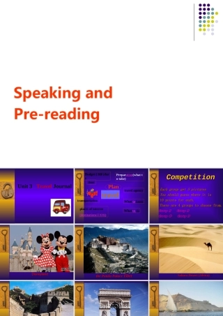 2008高一英语Unit3 speaking and pre-reading人教版新课标必修一