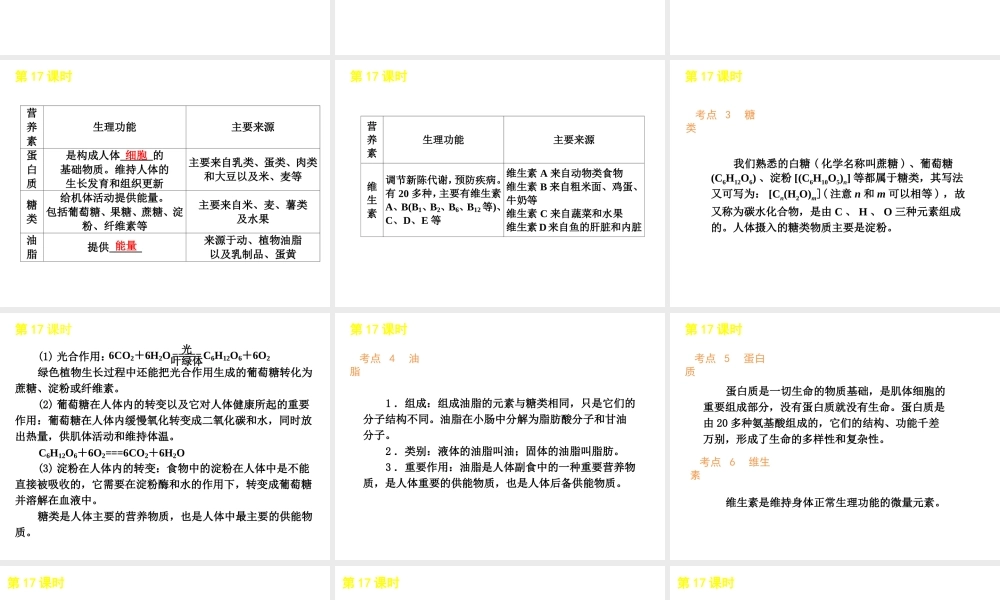2012年中考化学考点知识备考复习课件5