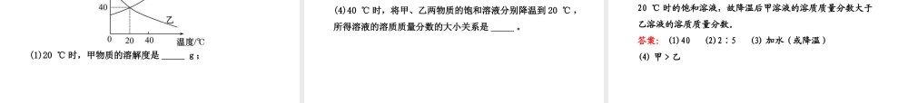 2012年中考化学考点知识备考复习课件7