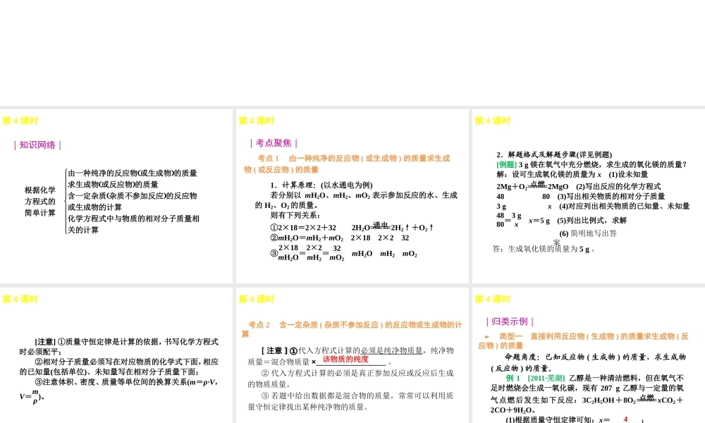 2012年中考化学考点知识备考复习课件10