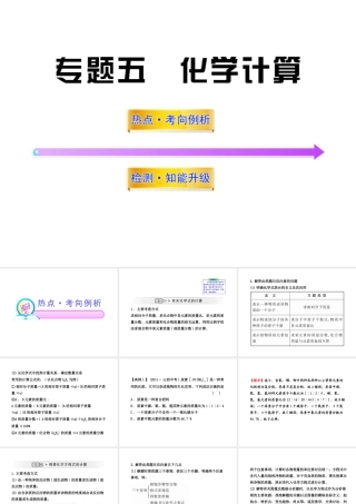 2012年中考化学考点知识备考复习课件11