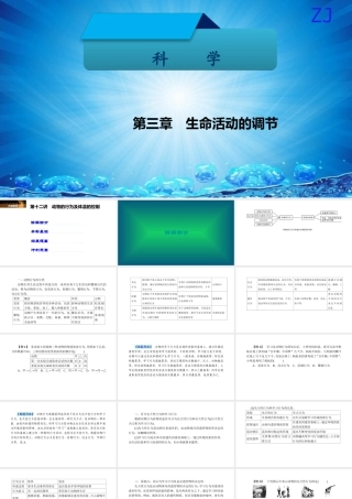 -八年级科学上册 第三章 生命活动的调节 第十二讲 动物的行为及体温的控制精讲课件 （新版）浙教版-（新版）浙教版初中八年级上册自然科学课件