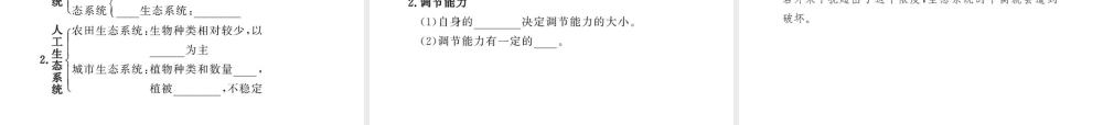 2012年中考生物学第一轮复习资料 第六单元生物与环境第一章生态系统课件 济南版