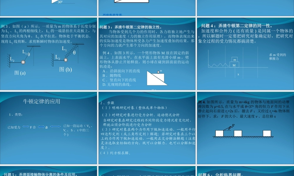 2009高三第一轮复习——牛顿运动定律05