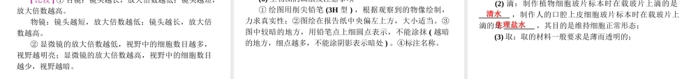 2012年中考生物一轮复习 七年级上册 第一单元 探索生命的奥秘精品课件 苏教版