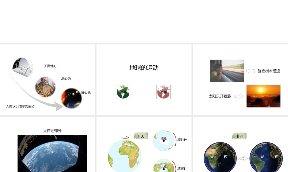 2014-2015七年级地理上册《1.2 地球的运动》课件 新人教版