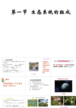 -八年级生物上册 5.1.1 生命的起源优秀课件 （新版）济南版-（新版）济南版初中八年级上册生物课件