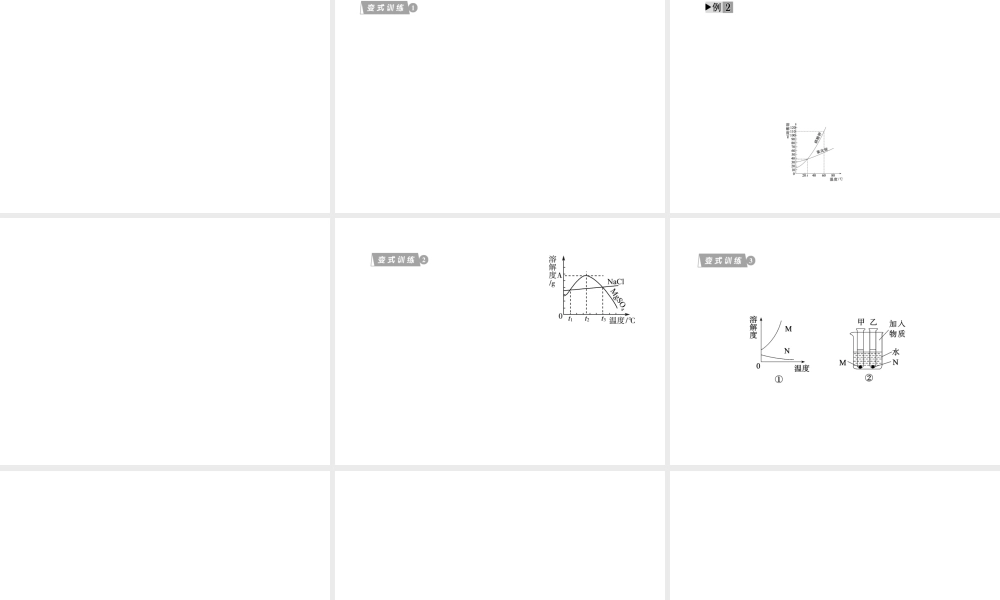 2012版中考化学 专题7 饱和溶液和溶解度复习精品课件（含11真题和12预测试题）