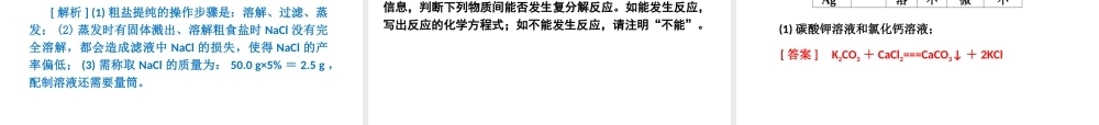 2012版中考化学一轮复习 第14课时盐和化肥精品课件 人教新课标版