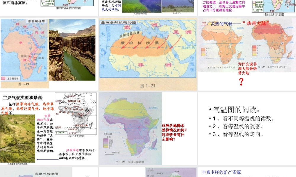 2014-2015学年七年级地理下册 第六章 第二节 非洲课件4 湘教版