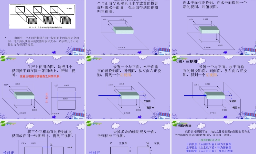 2010高一通用技术机械识图课件