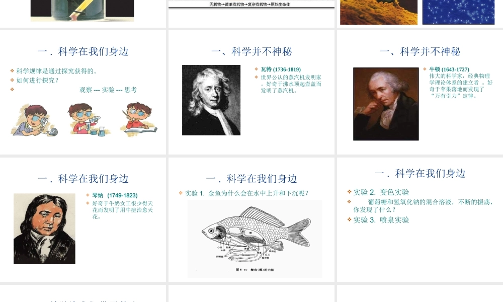 2013年七年级科学上册 1.1 科学并不神秘课件2 浙教版