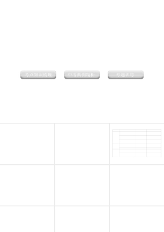 2012版中考科学 专题6生命活动的调节精品课件 浙教版
