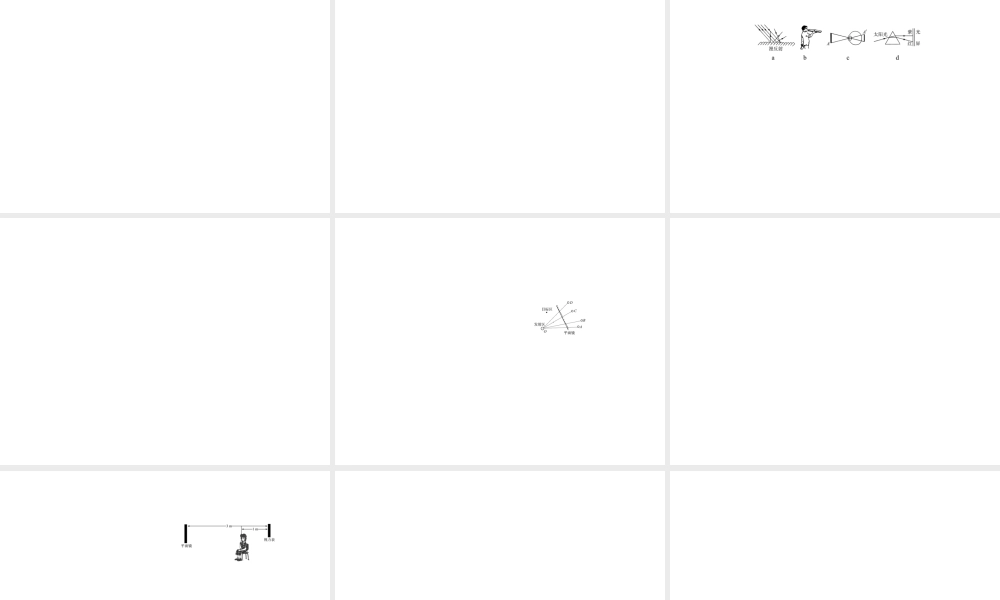 2012版中考科学 专题13 光的传播和反射精品课件 浙教版