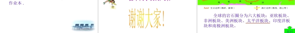 2013年七年级科学上册 3.6 地球表面的板块 地球表面的七巧板——板块课件 浙教版