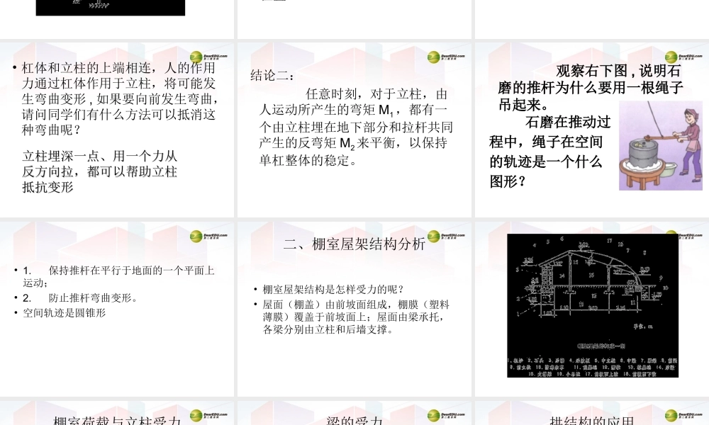 2014年高中通用技术 1.2典型结构案例分析课件 地质版