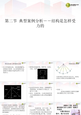 2014年高中通用技术 1.2典型结构案例分析课件 地质版