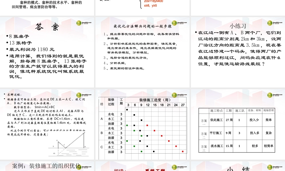 2014年高中通用技术 3.3系统的优化课件 地质版