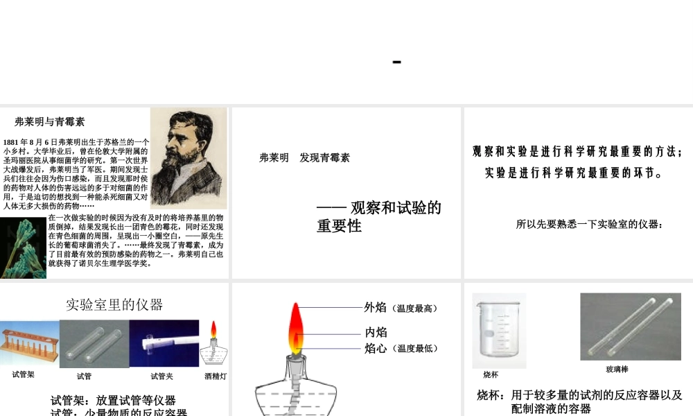 2013年七年级科学上册 第一章 科学入门 第三节 科学观察课件2 浙教版