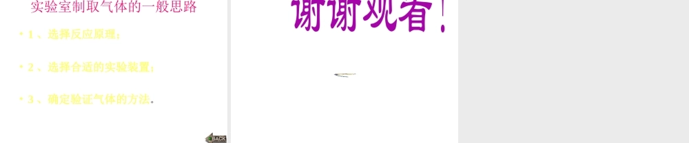 2012秋季九年级化学上册 课题2 二氧化碳制取的研究2课件 人教新课标版