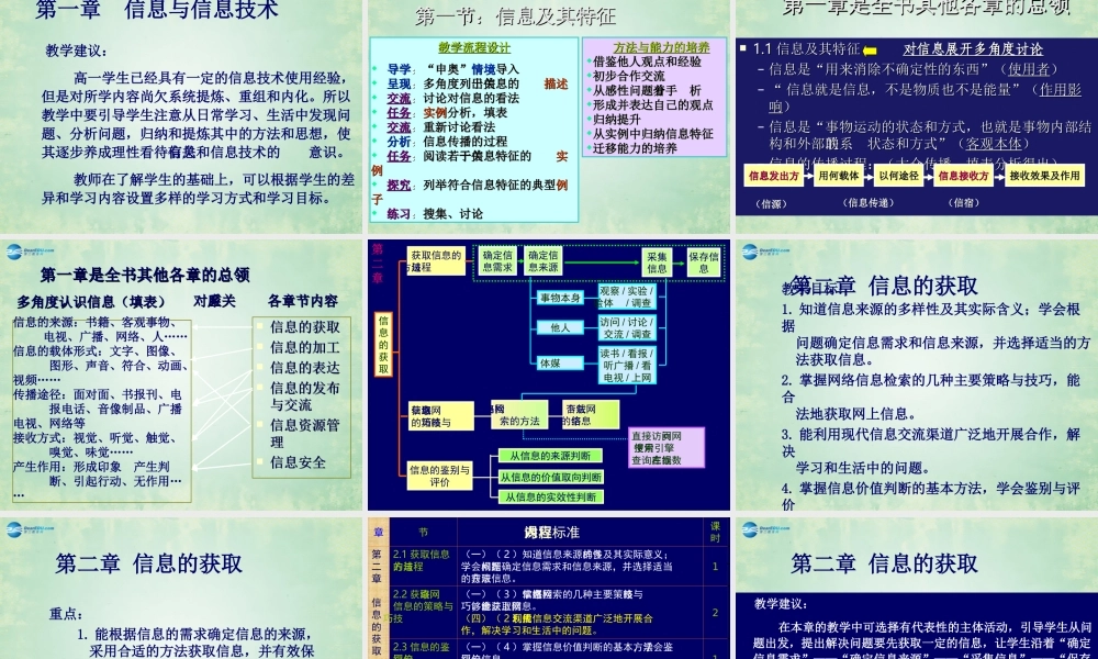 2014高中信息技术基础 教材介绍课件 粤教版