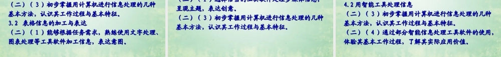 2014高中信息技术基础 教材设计与教学研讨课件 粤教版