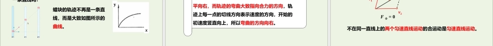 2019年高中物理 第5章 抛体运动 第2节 运动的合成与分解课件 新人教版必修2