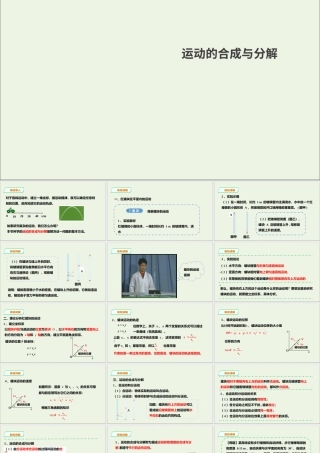 2019年高中物理 第5章 抛体运动 第2节 运动的合成与分解课件 新人教版必修2