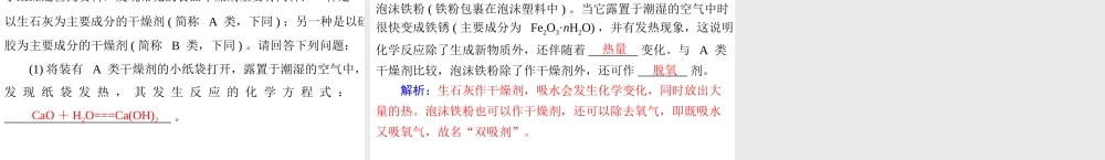 2013年中考化学复习 第19讲《氢氧化钠氢氧化钙》课件 粤教版
