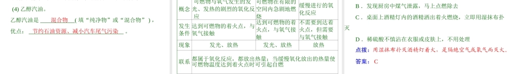 2013年中考化学复习 第22讲《化学与能源》课件 粤教版