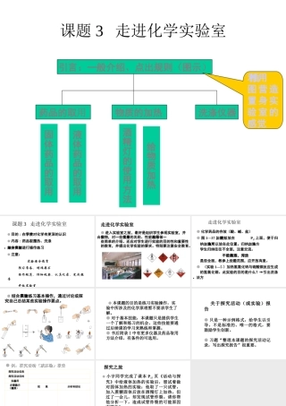 2012秋季九年级化学上册 课题3 走进化学实验室4课件 人教新课标版